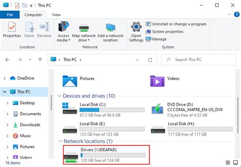 viu map network drive.